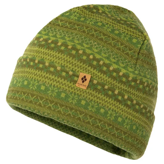 Montbell Merino Wool Jacquard Warmer Cap