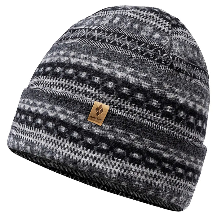 Montbell Merino Wool Jacquard Warmer Cap
