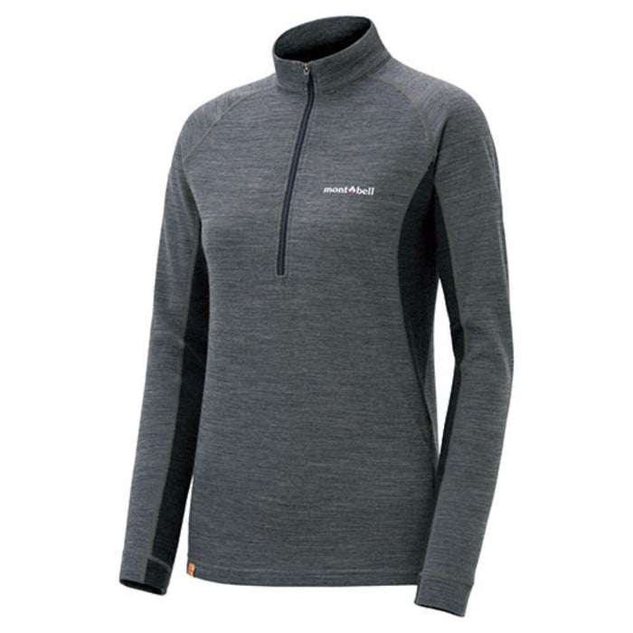 Montbell Merino Wool Plus Action Zip Neck Women's