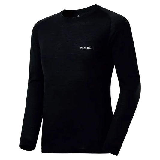 Montbell Super Merino Wool Middle Weight Round Neck Shirt Men's