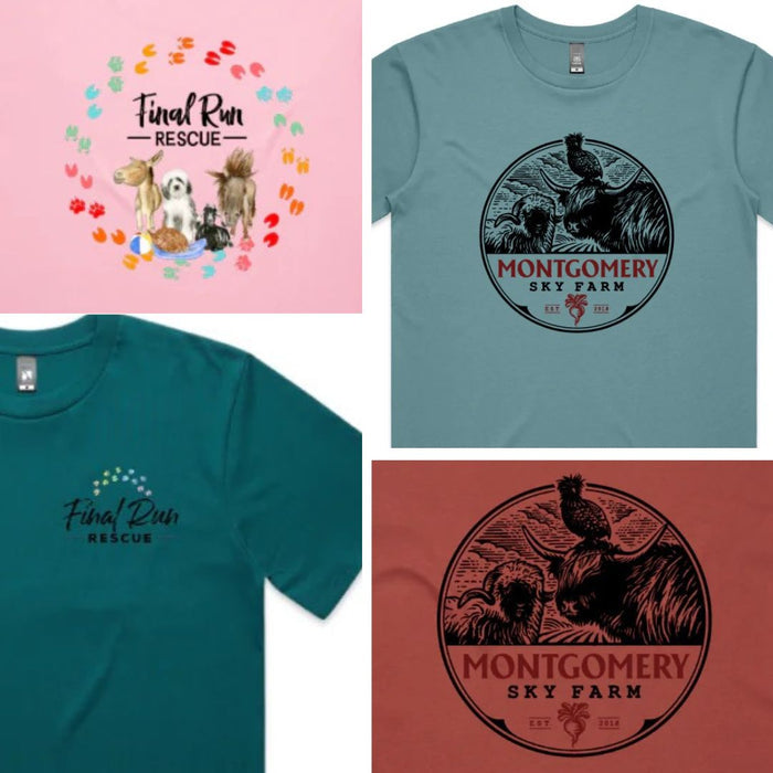 MSF, Final Run Rescue, Field & Creek T-shirts