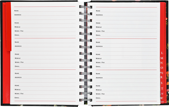 Mushrooms Large Address Book