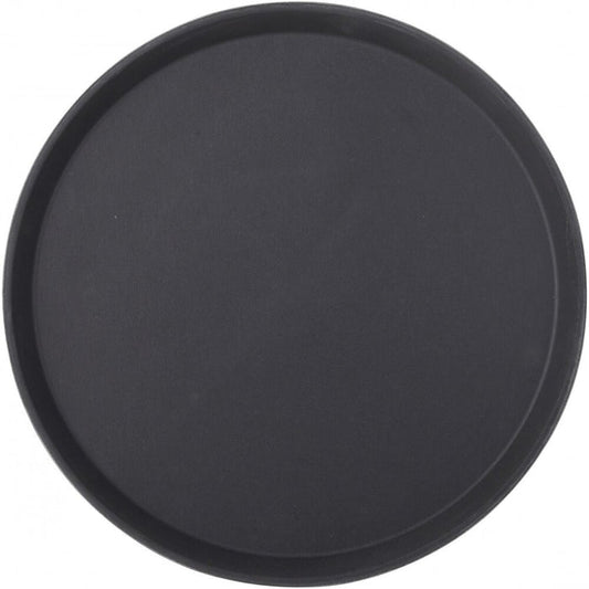 Non Slip Tray 36cm Dia Black