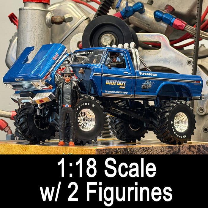 NOT A TOY - 1:18 Greenlight Col. BIGFOOT #1 Die-Cast W/ 2 Figurines