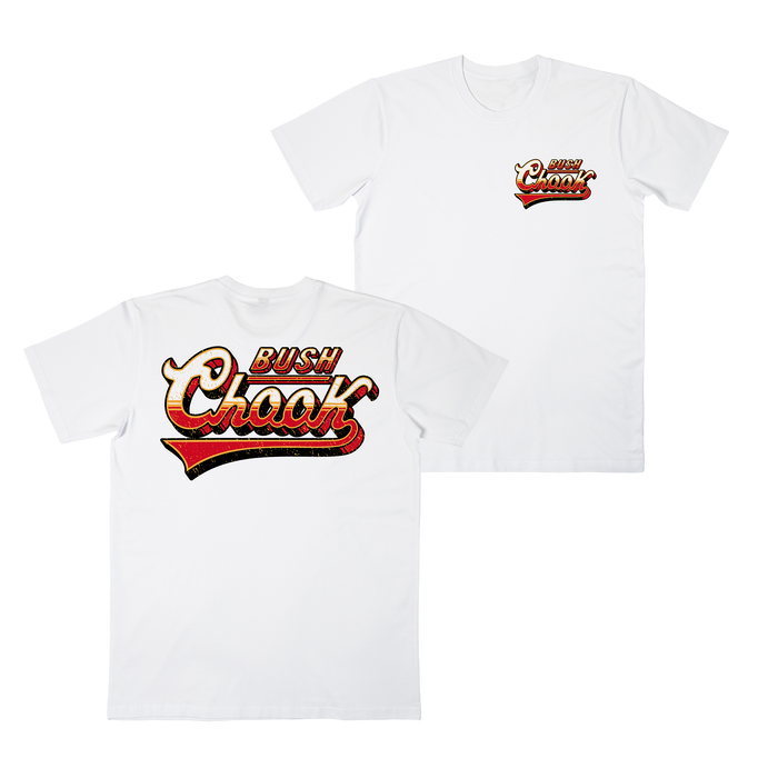 Old School Tee White
