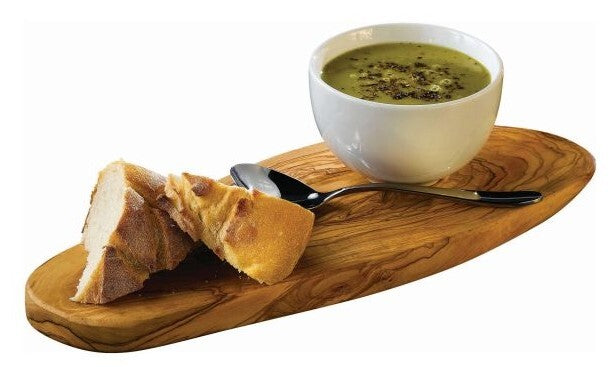 Olive Wood Rustic Platter 26cm x 13cm
