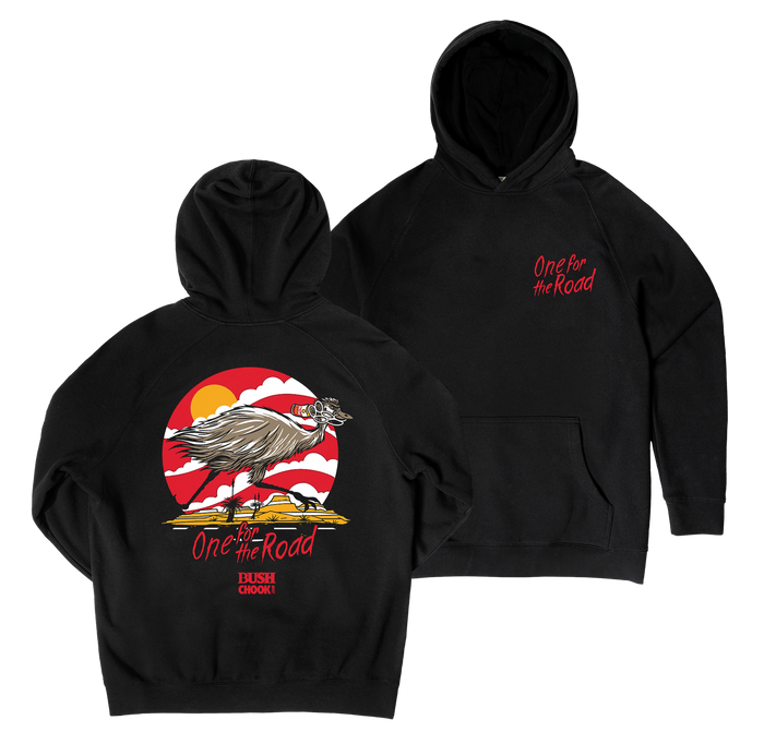 One For the Road Hoodie Black