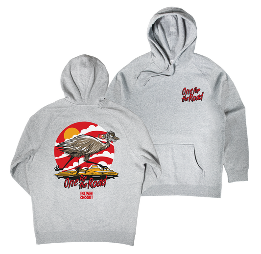 One For the Road Hoodie Grey