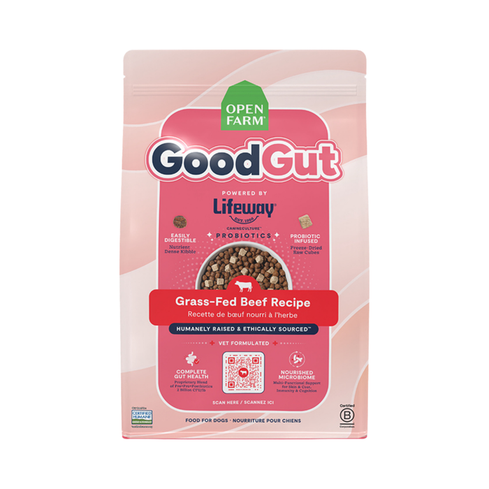 Open Farm GoodGut Grass-Fed Beef Dry Dog Food