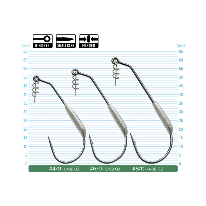 owner-weighted-twistlock-light-5167W-size-chart