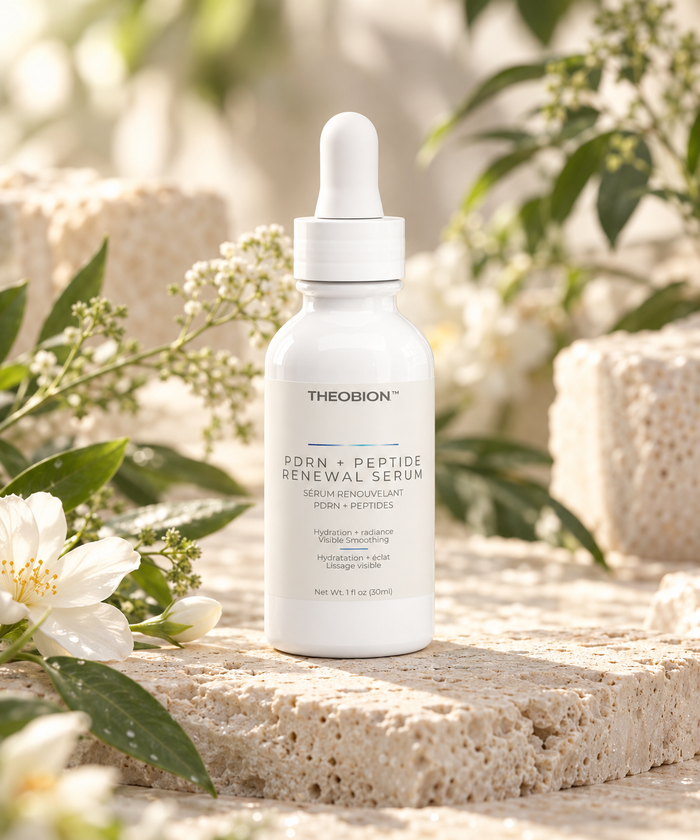 Theobion PDRN + Peptide Renewal Serum, 1 fl oz (30 ml) dropper bottle