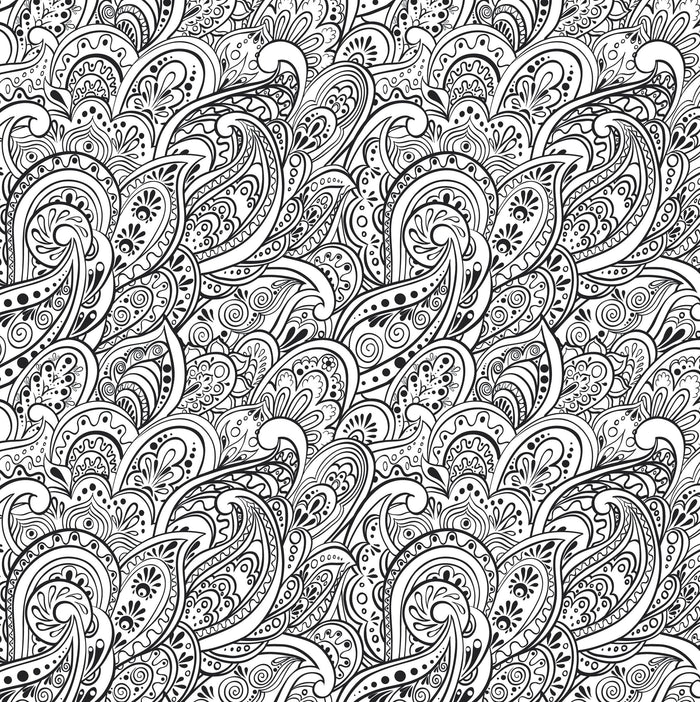 Peaceful Paisleys Artist's Coloring Book
