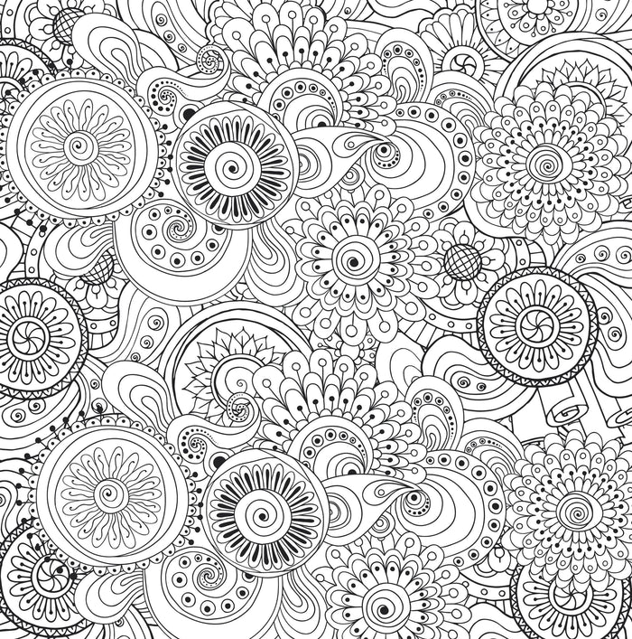 Peaceful Paisleys Artist's Coloring Book