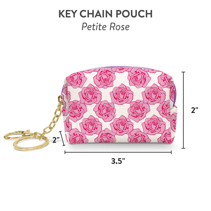 Petite Rose Key Chain Pouch