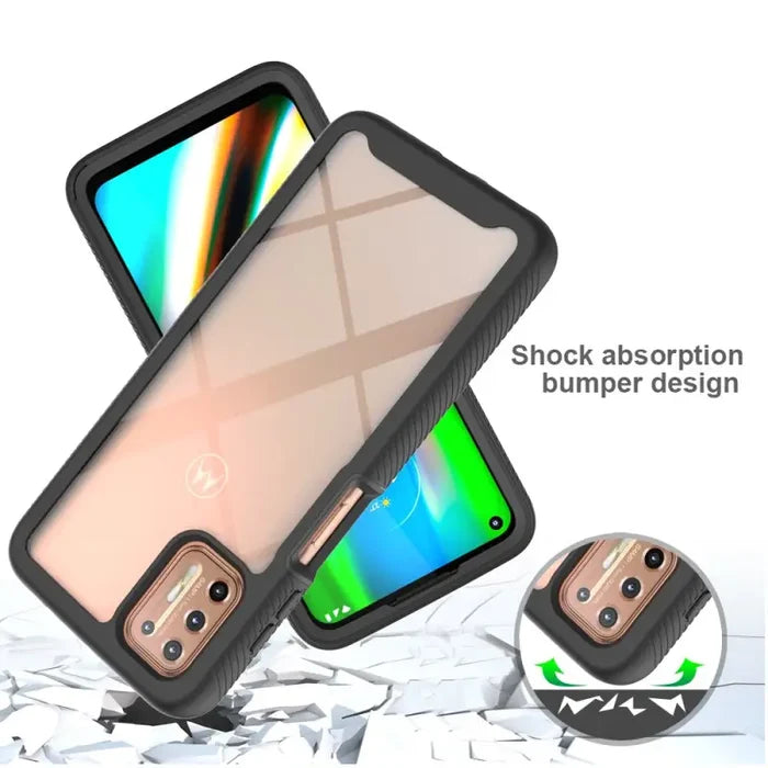 an image of a pair of black and gold iphone cases