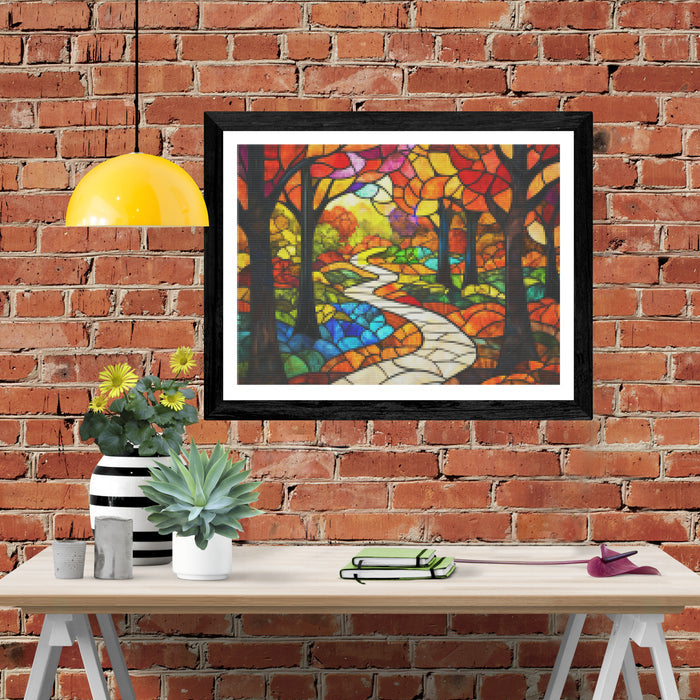Picturesque Autumn Pathway