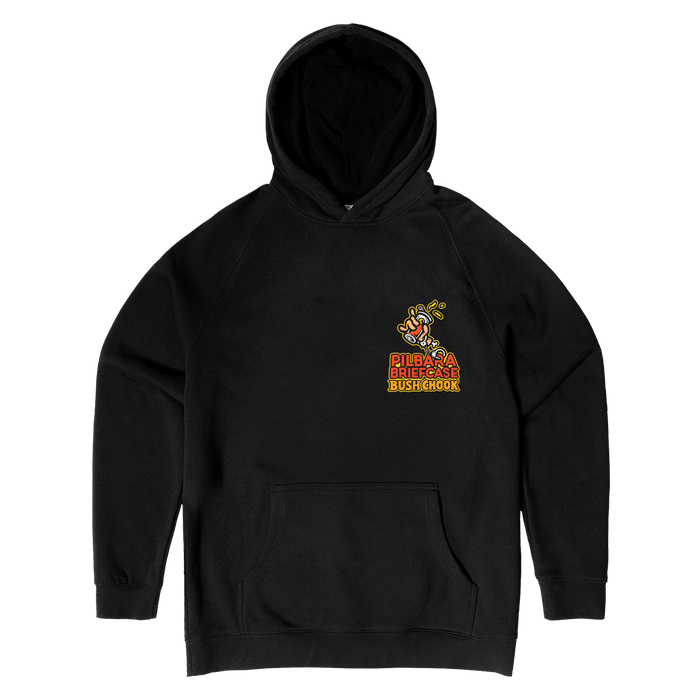 Pilbara Briefcase 2 Hoodie Black Hoodie Bush Chook
