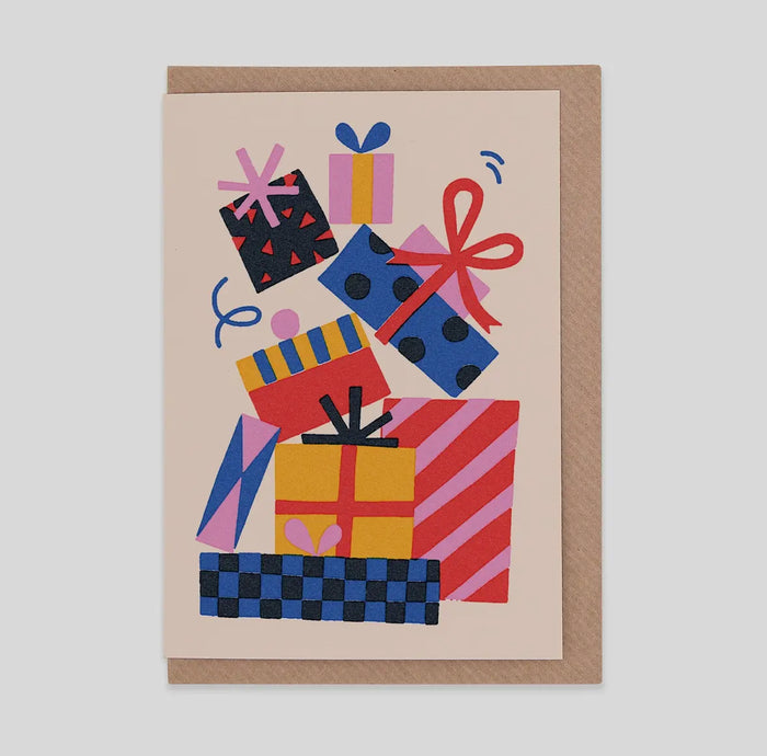 Pile of Presents Greeting Card