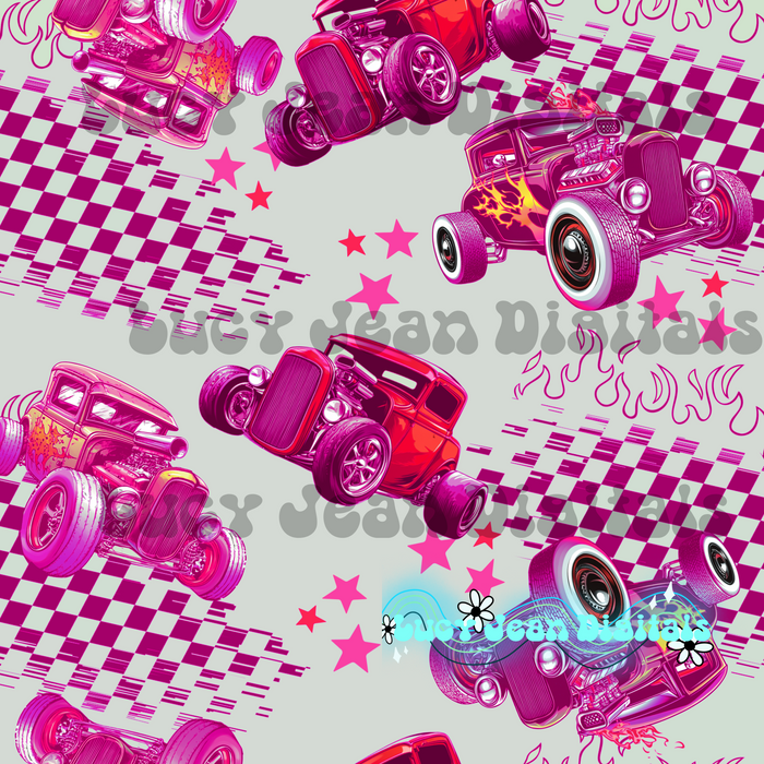Pink Hot Rod Seamless File