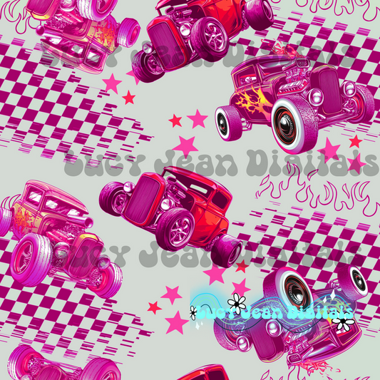 Pink Hot Rod Seamless File
