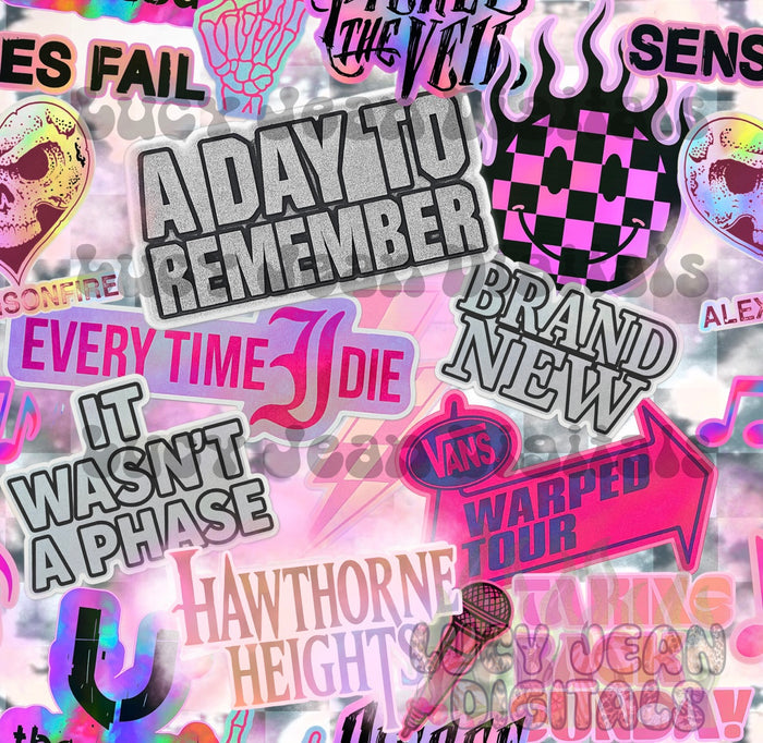 Pink It wasn’t a phase Stickers Seamless File