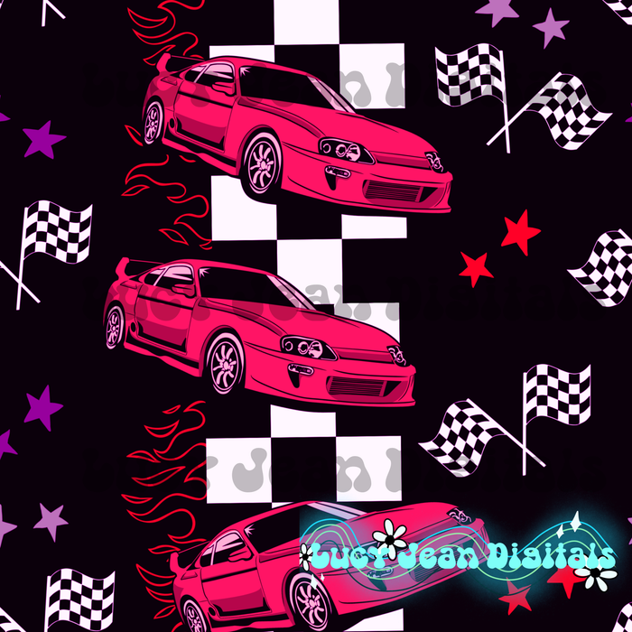 Pink Racer Seamless File