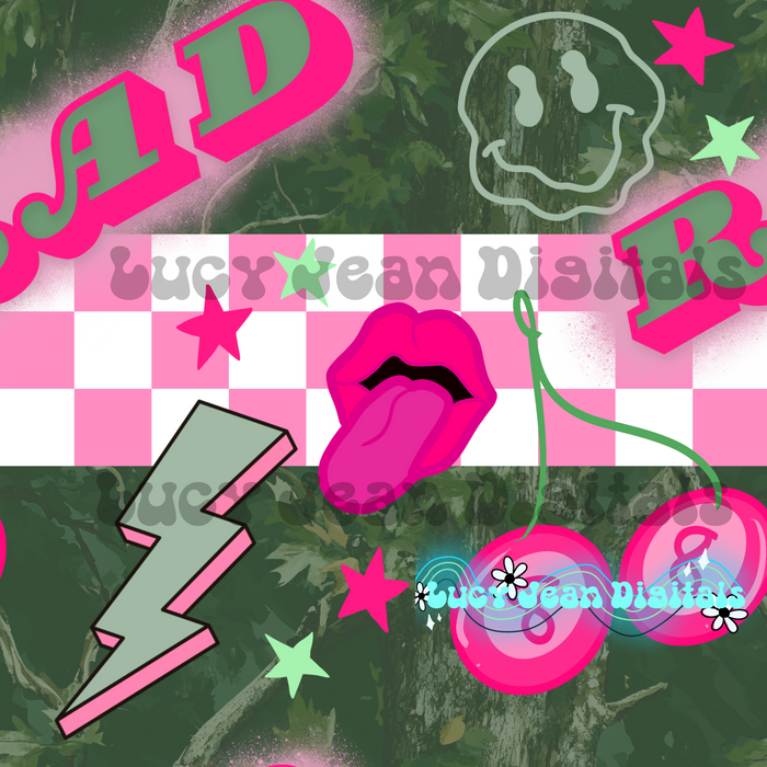 Pink Rad Camo seamless file