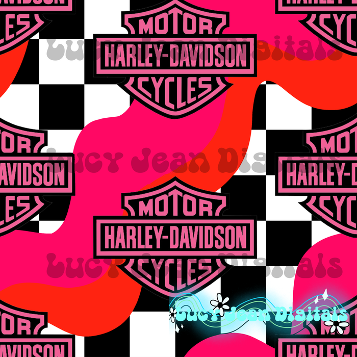 Pink Wavy HD Moto Seamless File