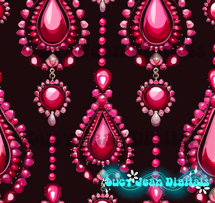 pink western jewelry seamless file