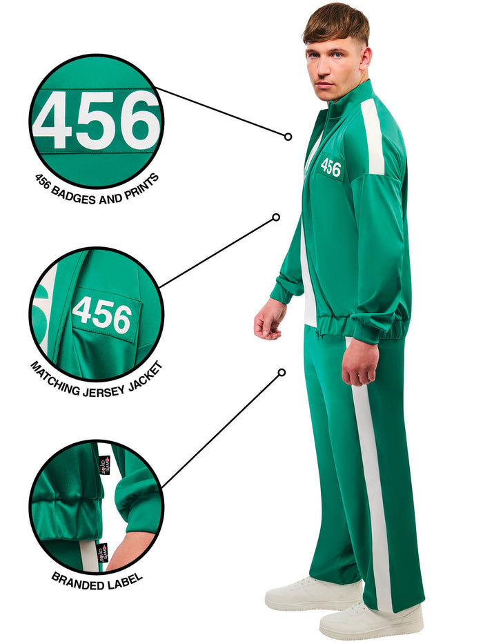 Player 456 Deluxe Adult Costume from Squid Game