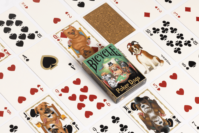 PlayingCardDecks.com-Poker Dogs Bicycle Playing Cards