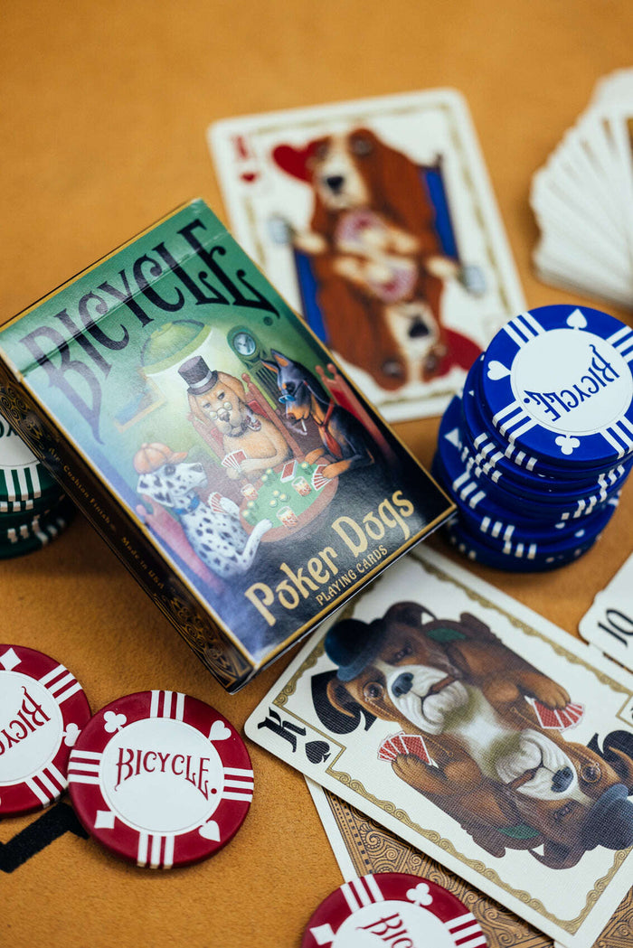 PlayingCardDecks.com-Poker Dogs Bicycle Playing Cards