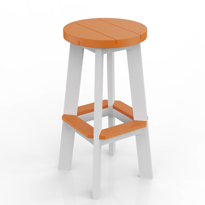Orange on White