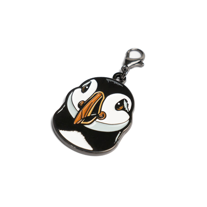 Puffin Head Side - Zipper Puller