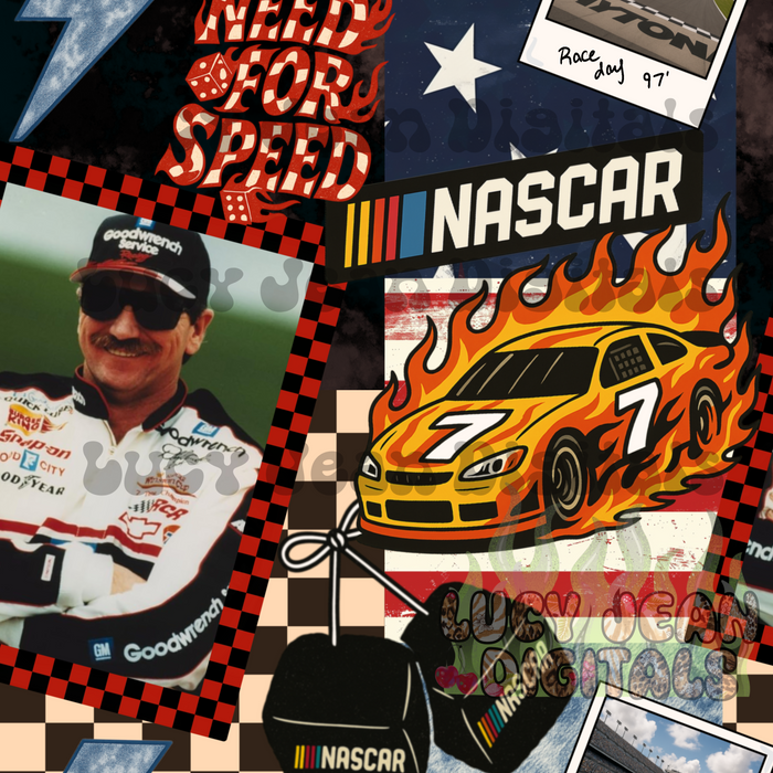 Racecar patchwork boy Seamless File
