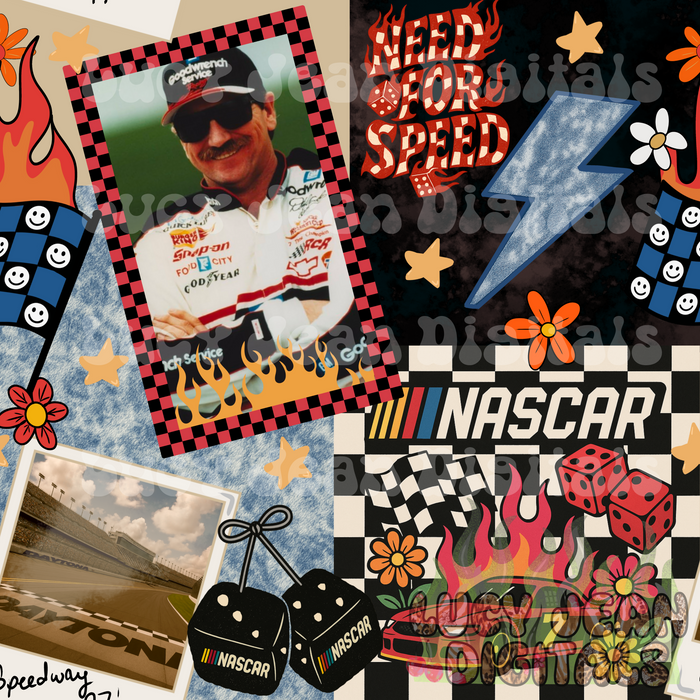 Racecar patchwork Seamless File