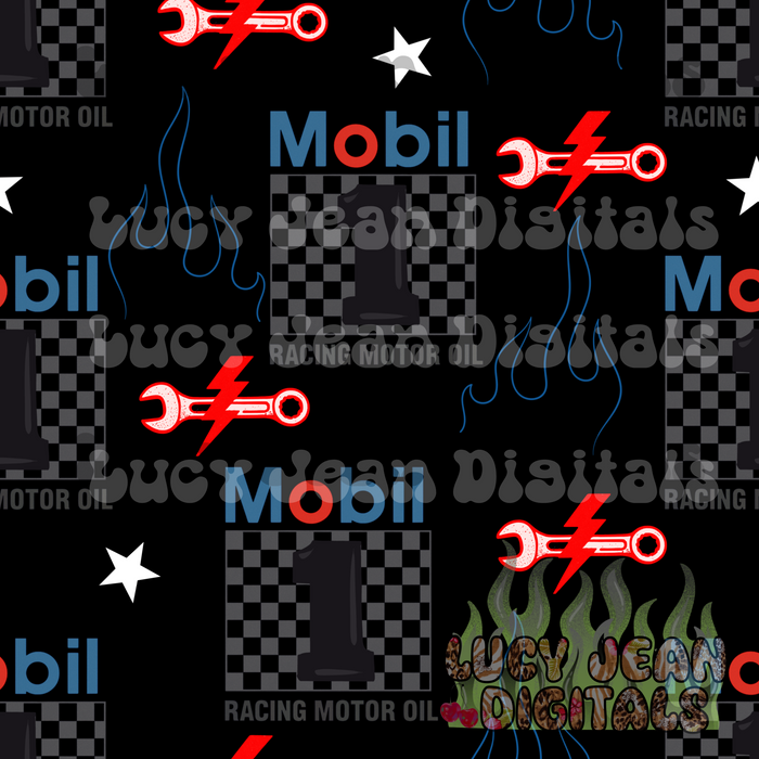 Racing motorcycle oil Seamless File