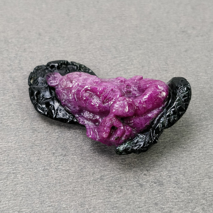 Hand Carved Ruby