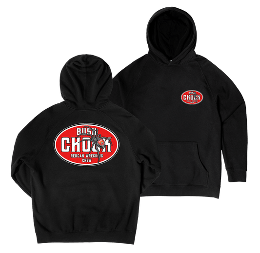 Redback Wreckers Hoodie Black Hoodie Bush Chook