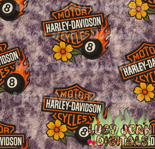 Retro Patch HD motorcycle Seamless File