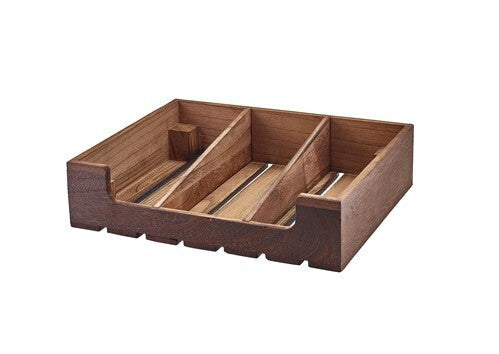 Rustic Wooden Display Crate GN 1/2