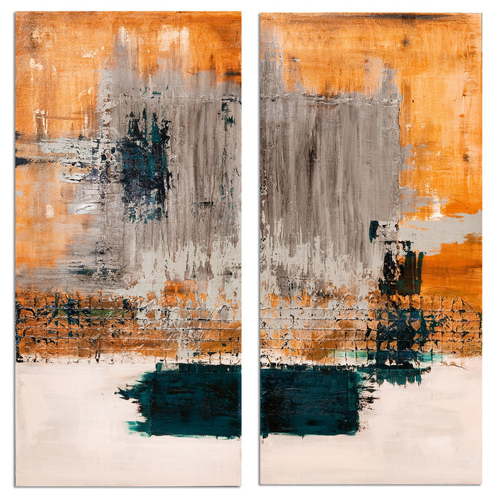 s 'Bueno Exchange LXVIV-No. 1' 2 Piece Wrapped Canvas Wall Art Set - Ready2HangArt