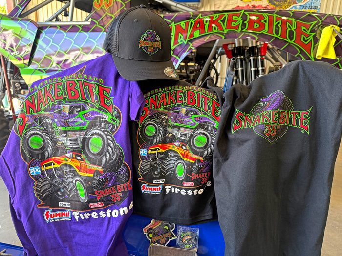 📣SALE - SNAKE BITE 35th Anniversary BLACK T-Shirt