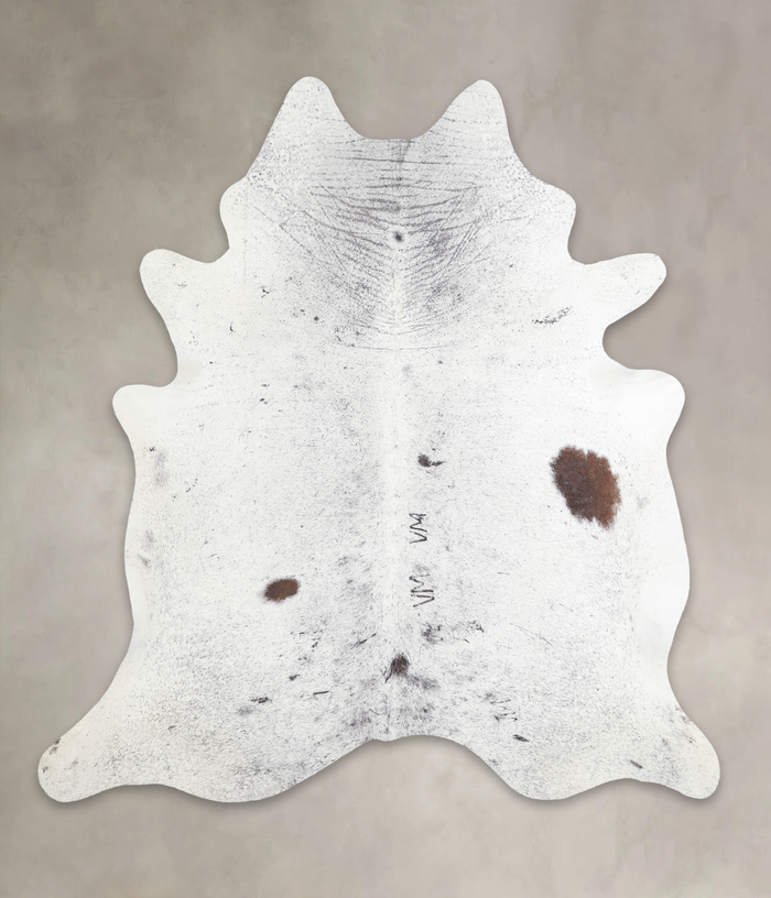 Salt and Pepper Black Cowhide Rug #A29264