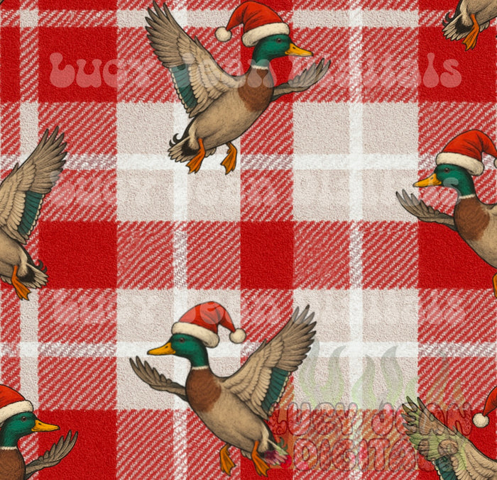 Santa Mallard Seamless File