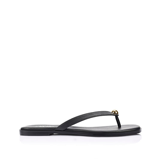 Sassy Casual Thongs - Black