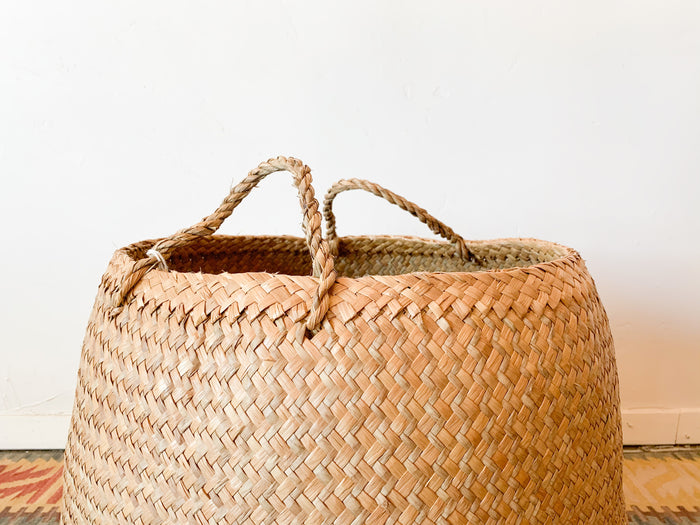 Seagrass Basket with Handles