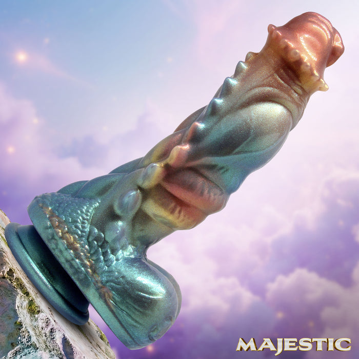 Majestic Creature Cocks Seraphina dragon silicone dildo body-safe iridescent