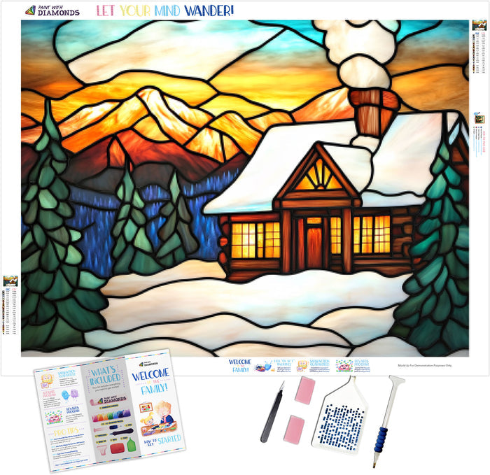 Serene Winter Cabin Retreat