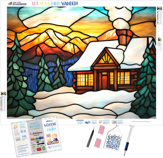 Serene Winter Cabin Retreat